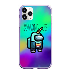 Чехол iPhone 11 Pro матовый Among Us Unicorn Z