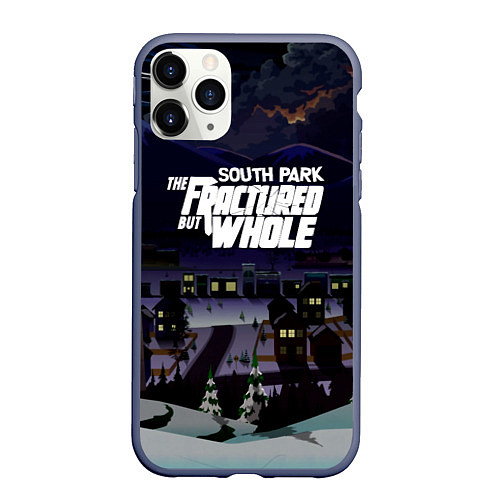 Чехол iPhone 11 Pro матовый Южный Парк South Park / 3D-Серый – фото 1