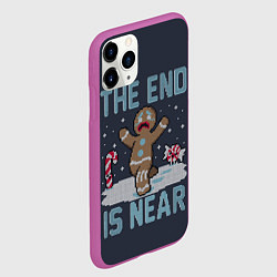 Чехол iPhone 11 Pro матовый Пряник, цвет: 3D-фиолетовый — фото 2
