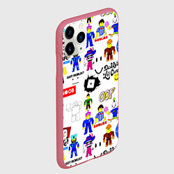 Чехол iPhone 11 Pro матовый ROBLOX, цвет: 3D-малиновый — фото 2