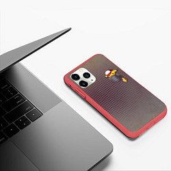 Чехол iPhone 11 Pro матовый Покемон, цвет: 3D-красный — фото 2