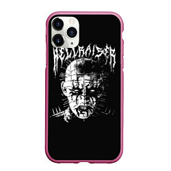 Чехол iPhone 11 Pro матовый Hellraiser, цвет: 3D-малиновый