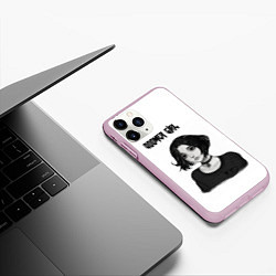 Чехол iPhone 11 Pro матовый Doomer Girl, цвет: 3D-розовый — фото 2