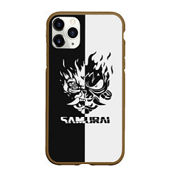 Чехол iPhone 11 Pro матовый SAMURAI, цвет: 3D-коричневый