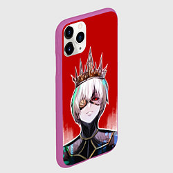 Чехол iPhone 11 Pro матовый Ken King, цвет: 3D-фиолетовый — фото 2
