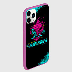 Чехол iPhone 11 Pro матовый 2077, цвет: 3D-фиолетовый — фото 2