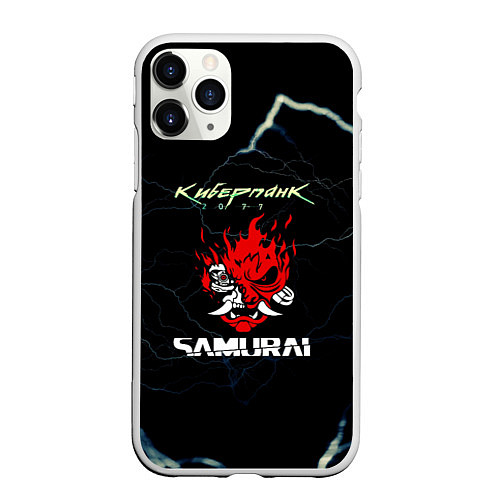 Чехол iPhone 11 Pro матовый Cyberpunk / 3D-Белый – фото 1