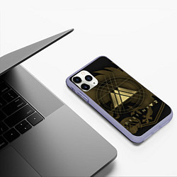 Чехол iPhone 11 Pro матовый DESTINY, WARLOCK, цвет: 3D-светло-сиреневый — фото 2