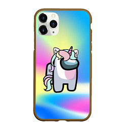 Чехол iPhone 11 Pro матовый Among Us Unicorn