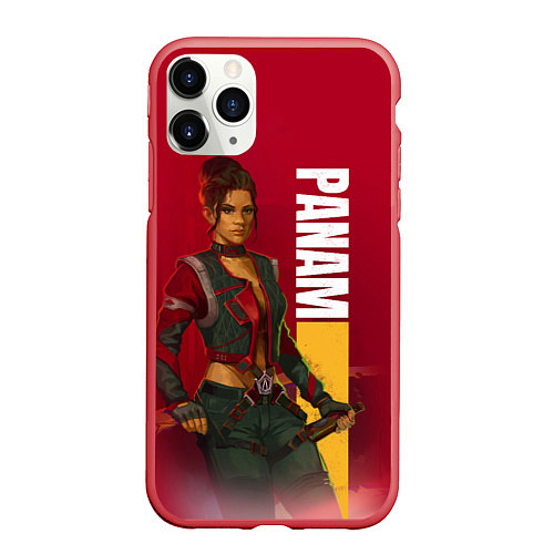 Чехол iPhone 11 Pro матовый Panam / 3D-Красный – фото 1