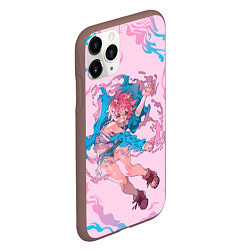 Чехол iPhone 11 Pro матовый Ashido Mina, цвет: 3D-коричневый — фото 2