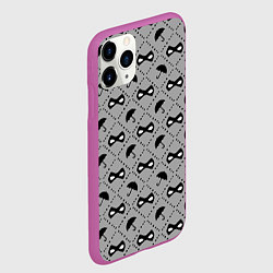 Чехол iPhone 11 Pro матовый АКАДЕМИЯ АМБРЕЛЛА, цвет: 3D-фиолетовый — фото 2