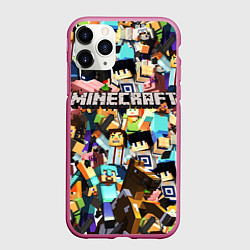 Чехол iPhone 11 Pro матовый MINECRAFT