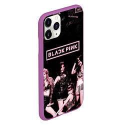 Чехол iPhone 11 Pro матовый BLACKPINK, цвет: 3D-фиолетовый — фото 2