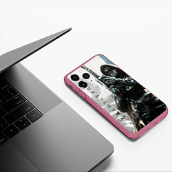 Чехол iPhone 11 Pro матовый DESTINY, HUNTER, цвет: 3D-малиновый — фото 2
