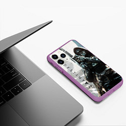 Чехол iPhone 11 Pro матовый DESTINY, HUNTER, цвет: 3D-фиолетовый — фото 2