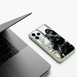 Чехол iPhone 11 Pro матовый DESTINY, HUNTER, цвет: 3D-салатовый — фото 2
