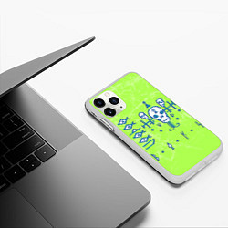 Чехол iPhone 11 Pro матовый Voodoo Boys Gang CP 2077, цвет: 3D-белый — фото 2