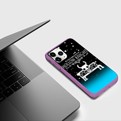 Чехол iPhone 11 Pro матовый HOLLOW KNIGHT, цвет: 3D-фиолетовый — фото 2