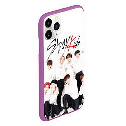 Чехол iPhone 11 Pro матовый STRAY KIDS, цвет: 3D-фиолетовый — фото 2