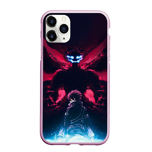 Чехол iPhone 11 Pro матовый Kirito / 3D-Розовый – фото 1