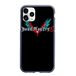 Чехол iPhone 11 Pro матовый Devil May Cry, цвет: 3D-серый