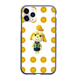 Чехол iPhone 11 Pro матовый Animal crossing - Isabelle, цвет: 3D-серый