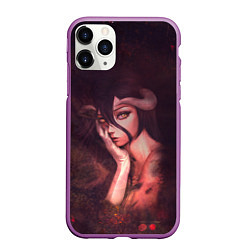 Чехол iPhone 11 Pro матовый Альбедо, цвет: 3D-фиолетовый