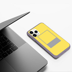 Чехол iPhone 11 Pro матовый Цвет года, цвет: 3D-серый — фото 2