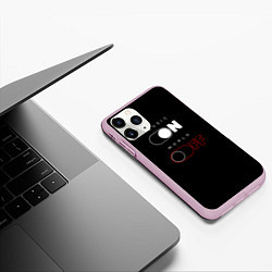 Чехол iPhone 11 Pro матовый MUSIC ON, цвет: 3D-розовый — фото 2