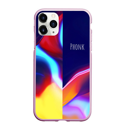 Чехол iPhone 11 Pro матовый Phonk Neon / 3D-Розовый – фото 1
