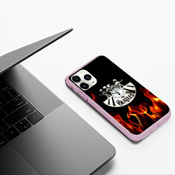 Чехол iPhone 11 Pro матовый The Beatles, цвет: 3D-розовый — фото 2