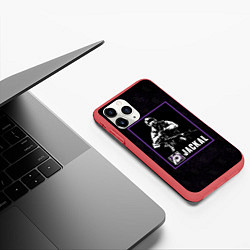 Чехол iPhone 11 Pro матовый Jackal, цвет: 3D-красный — фото 2