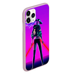 Чехол iPhone 11 Pro матовый KDA Akali, цвет: 3D-розовый — фото 2