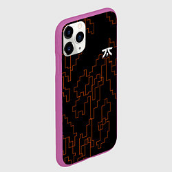 Чехол iPhone 11 Pro матовый Cs:go - Fnatic 2021 Bootcamp, цвет: 3D-фиолетовый — фото 2