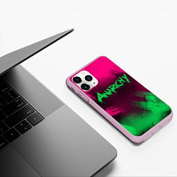 Чехол iPhone 11 Pro матовый CS GO NEON REVOLUTION v2, цвет: 3D-розовый — фото 2