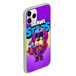 Чехол iPhone 11 Pro матовый Генерал Гавс - Brawl Stars, цвет: 3D-салатовый — фото 2