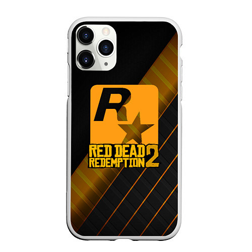 Чехол iPhone 11 Pro матовый RED DEAD REDEMPTION 2 / 3D-Белый – фото 1