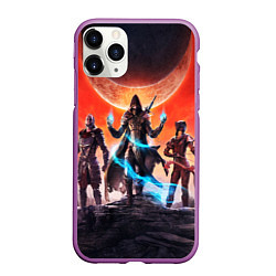 Чехол iPhone 11 Pro матовый THE ELDER SCROLLS, цвет: 3D-фиолетовый