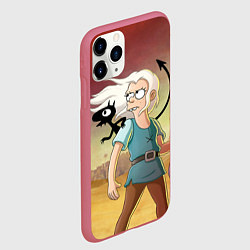 Чехол iPhone 11 Pro матовый Разочарование, цвет: 3D-малиновый — фото 2
