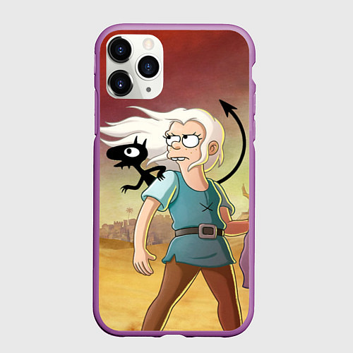 Чехол iPhone 11 Pro матовый Разочарование / 3D-Фиолетовый – фото 1