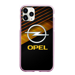 Чехол iPhone 11 Pro матовый OPEL ОПЕЛЬ, цвет: 3D-розовый