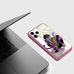 Чехол iPhone 11 Pro матовый SK8 the Infinity, цвет: 3D-малиновый — фото 2