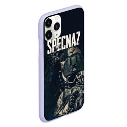 Чехол iPhone 11 Pro матовый Specnaz, цвет: 3D-светло-сиреневый — фото 2