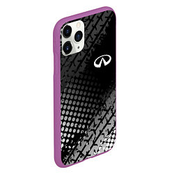 Чехол iPhone 11 Pro матовый Infiniti, цвет: 3D-фиолетовый — фото 2