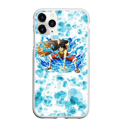 Чехол iPhone 11 Pro матовый One piece / 3D-Белый – фото 1