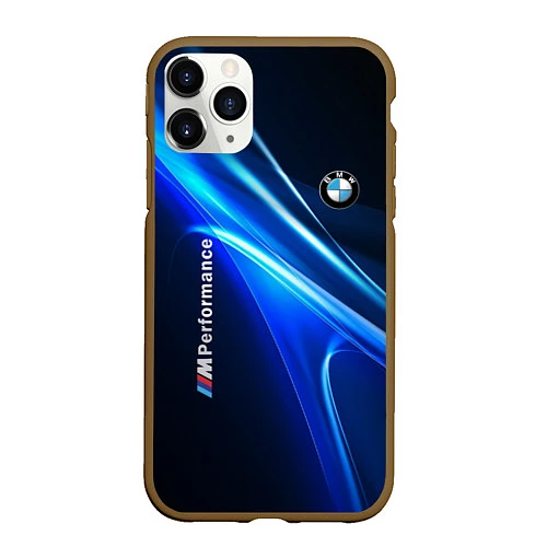 Чехол iPhone 11 Pro матовый BMW / 3D-Коричневый – фото 1