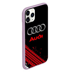 Чехол iPhone 11 Pro матовый AUDI, цвет: 3D-сиреневый — фото 2