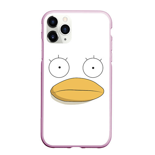 Чехол iPhone 11 Pro матовый Gintama Гинтама / 3D-Розовый – фото 1