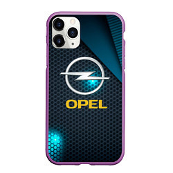 Чехол iPhone 11 Pro матовый OPEL ОПЕЛЬ, цвет: 3D-фиолетовый